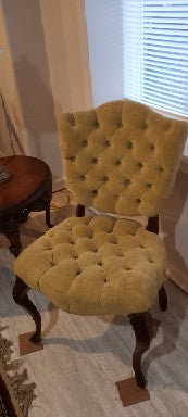 Vintage Shield Accent Chair