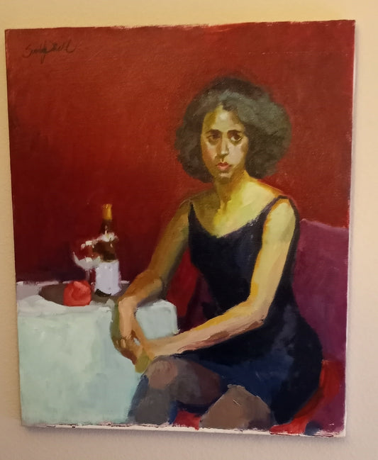 Vintage Stretched Canvas Artwork